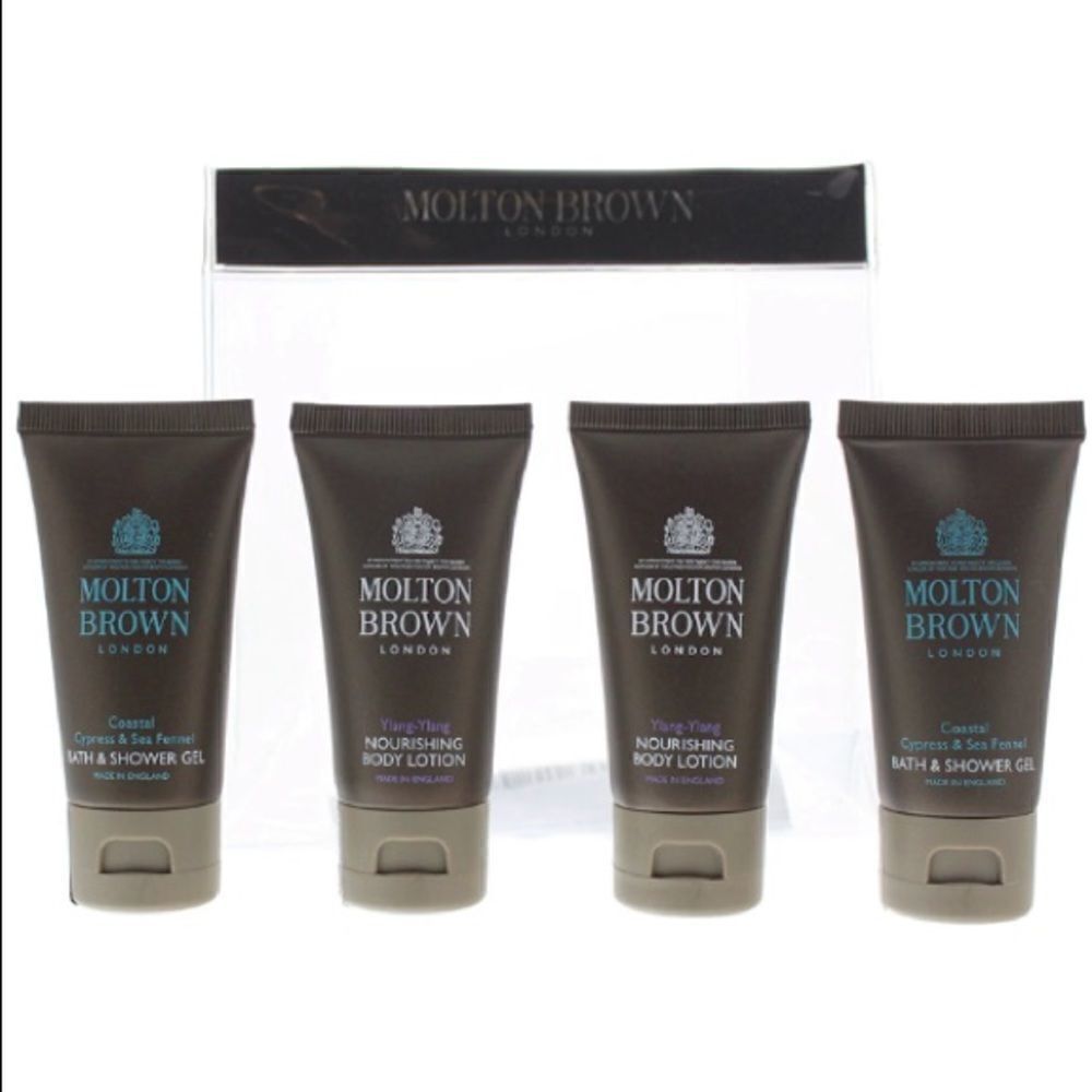Molton Brown London Ylang Ylang 4 Piece Nourishing Lotion and Shower Travel Set